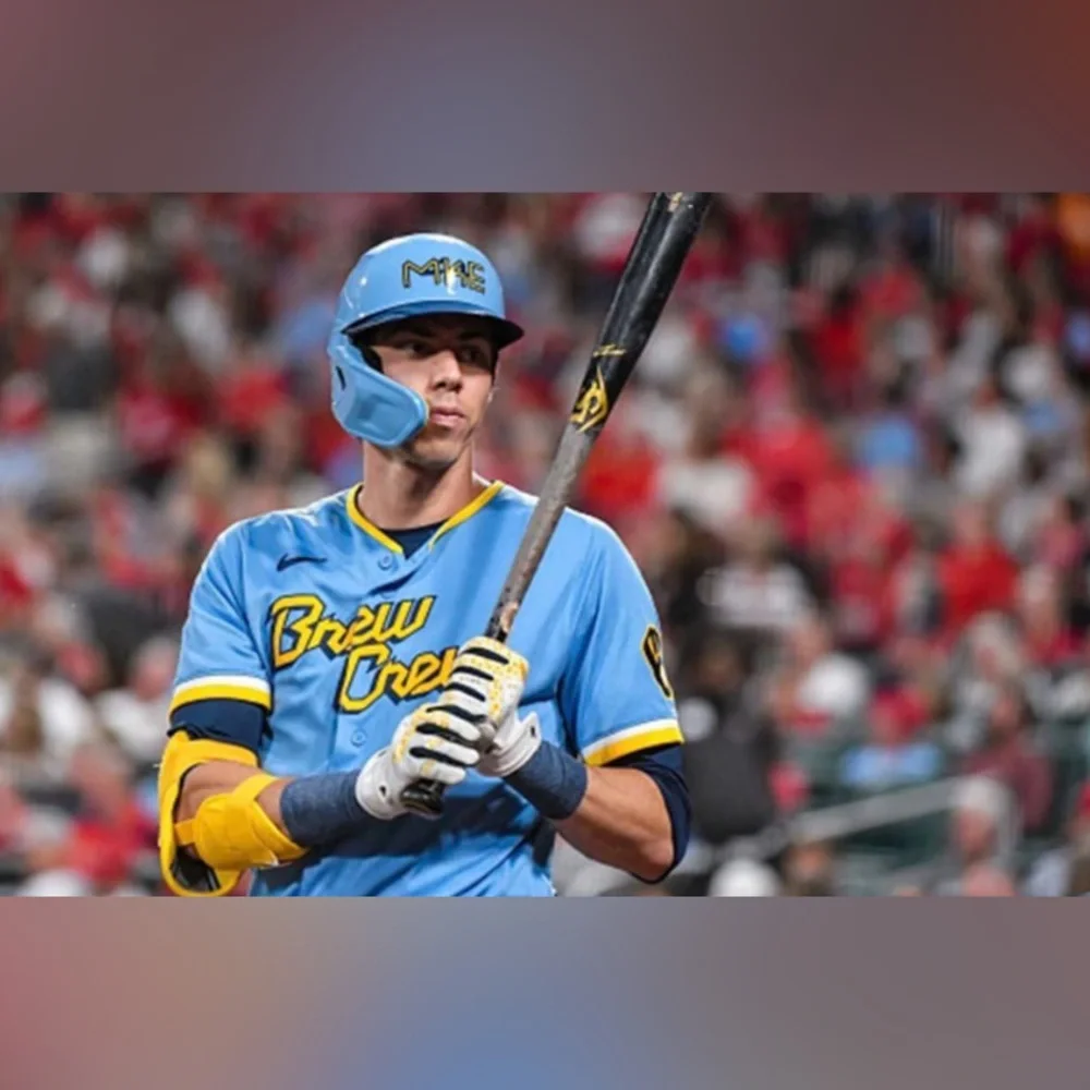 Nike Authentic Milwaukee Brewers City Connect Christian Yelich Jersey Men’s Sz M - Picture 2 of 8